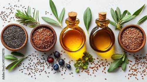 Healthy Oils and Seeds Composition Generative AI
