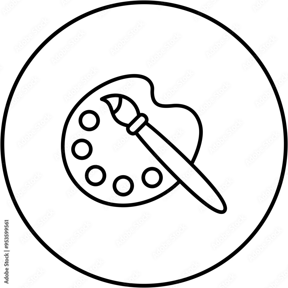 Color Palette Icon Color Palette Icon