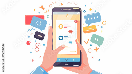 text message on phone screen