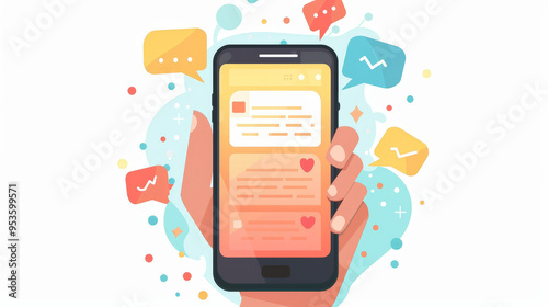 text message on phone screen