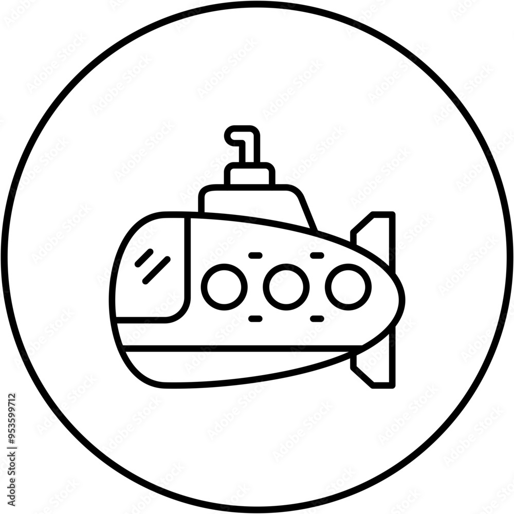 Submarine Icon Submarine Icon