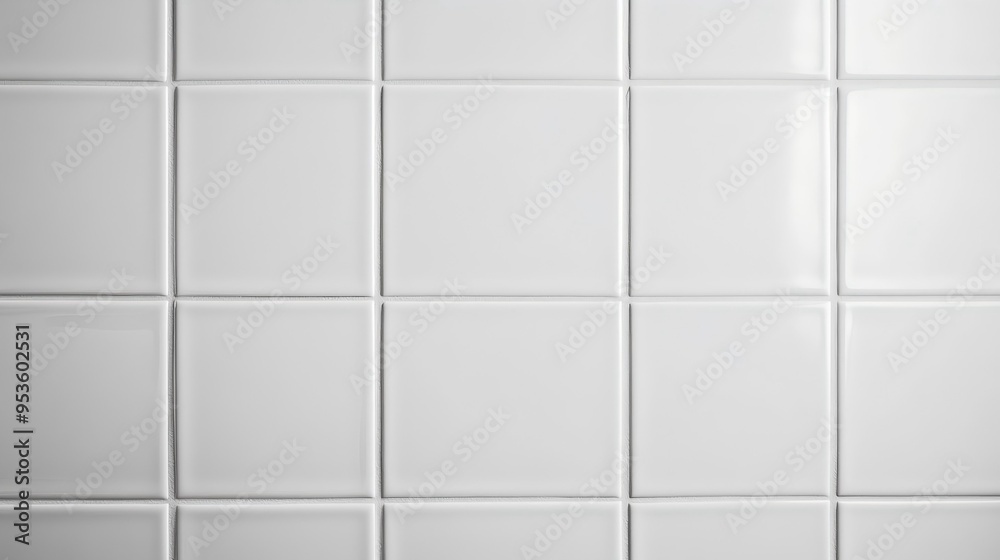 Close-up of PVC tiles in a grid pattern, sleek bathroom design, minimalist aesthetic, potential for home improvement marketing Close-up of PVC tiles in a grid pattern, sleek bathroom design, minimalist aesthetic, potential for home improvement marketing