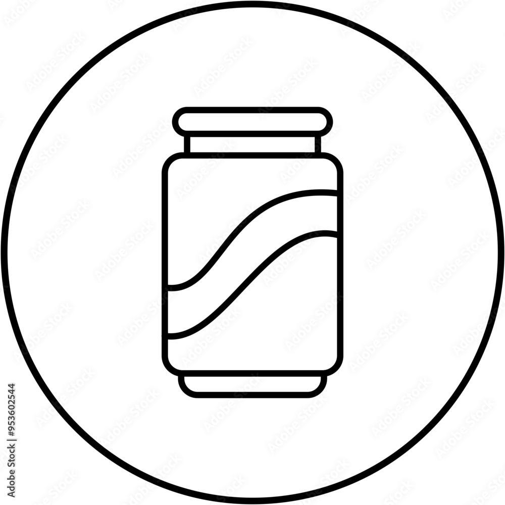 Fototapeta premium Soda can Icon