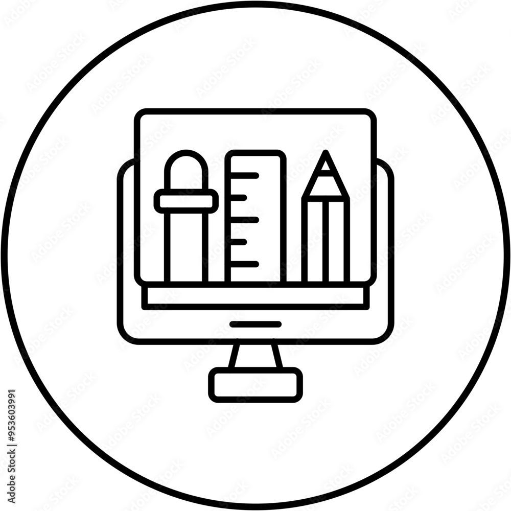 Graphic editor Icon Graphic editor Icon