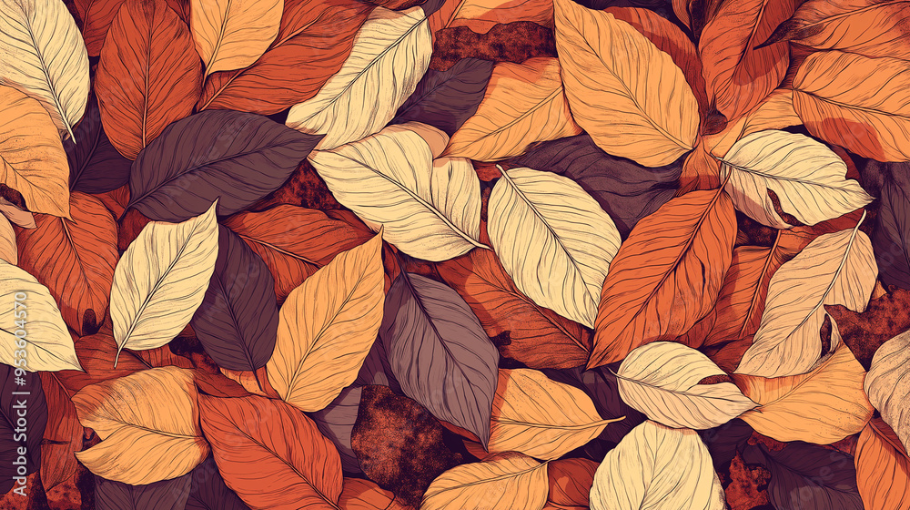 Pop art concept brown dry leaves in autumn season. colorful background in pop art retro comic style. Autumn concept background. Pop art concept brown dry leaves in autumn season. colorful background in pop art retro comic style. Autumn concept background.