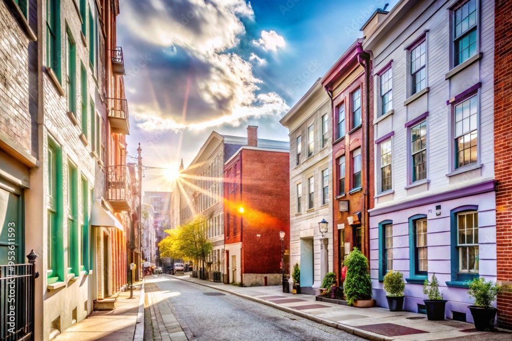 Fototapeta premium urban forms light and colors