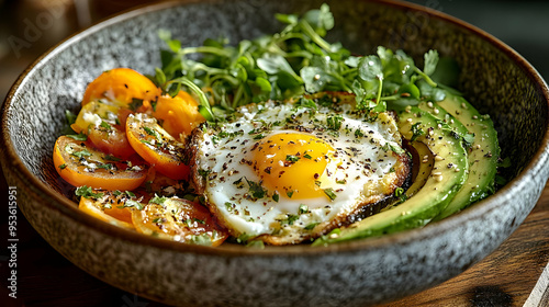 A bowl of healthy breakfast...
