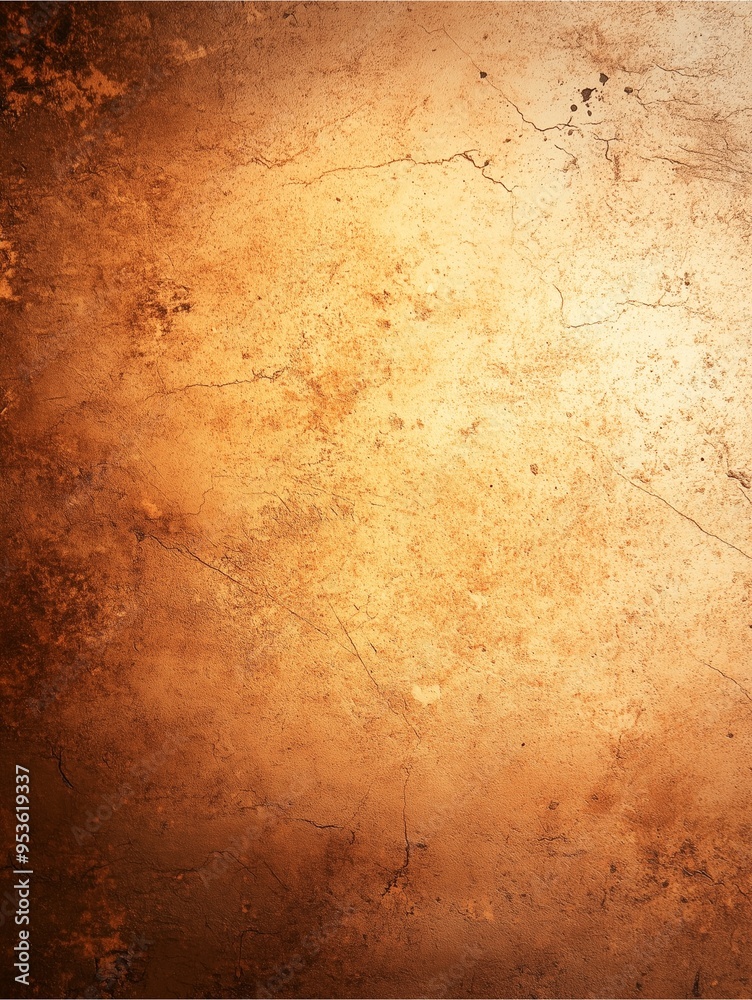 Obraz premium Vibrant Stage Lighting: Textured grunge wall with a cracked surface.