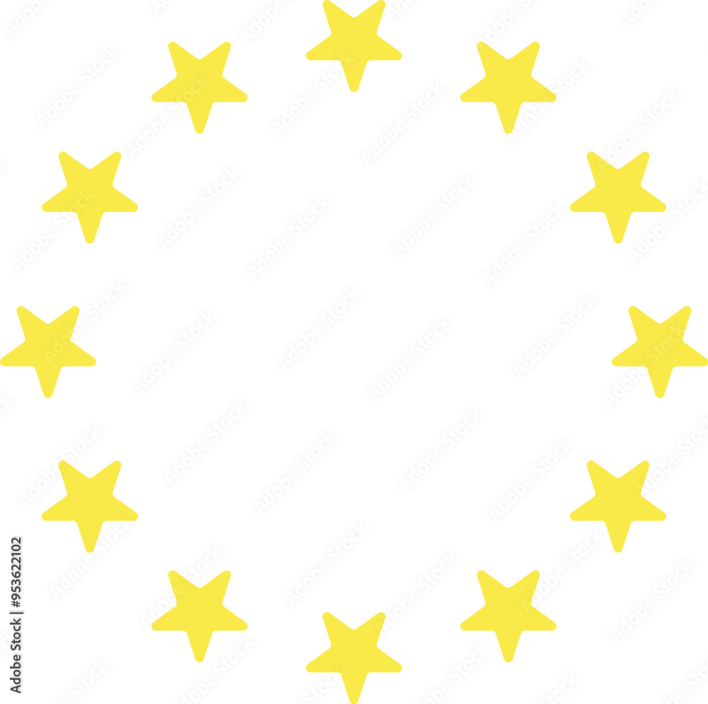 Star circle pattern. Struck symbol. Round shining Star circle pattern. Struck symbol. Round shining