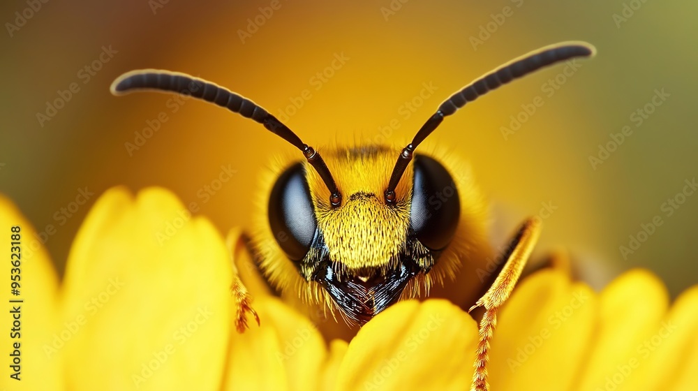 Whimsical Smile of a Wasp - A Playful Take on Nature's Often Misunderstood Creature. Whimsical Smile of a Wasp - A Playful Take on Nature's Often Misunderstood Creature.