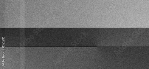 Black white grainy background, monochrome gray noisy texture dark grunge banner, header poster cover backdrop design photo