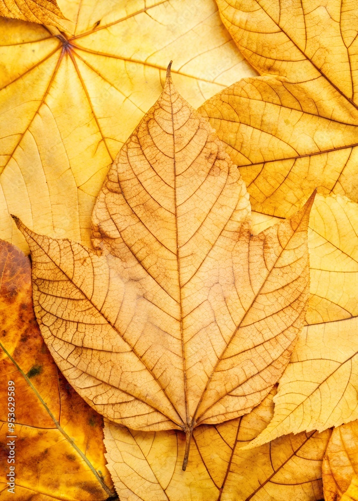 Detailed Close-Up of Dried Autumn Leaves for Seasonal Nature Designs Detailed Close-Up of Dried Autumn Leaves for Seasonal Nature Designs