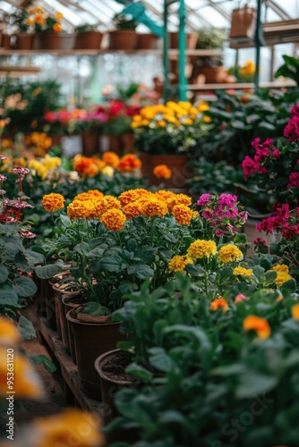 Botanical Nursery with Flowers photo