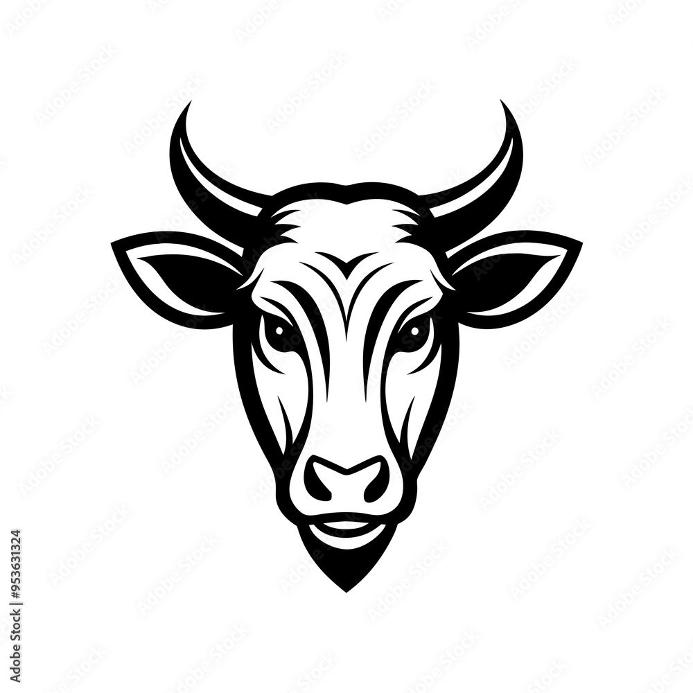 head of a cow head of a cow