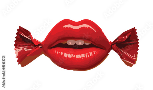 Doodle Lips is illustration of woman lips. As a symbol of beauty girl or woman, good for doodle lips too.