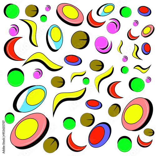 abstract background with circles