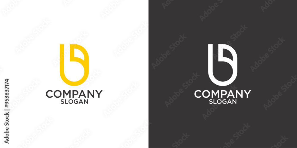 letter b abstract monogram logo vector design letter b abstract monogram logo vector design