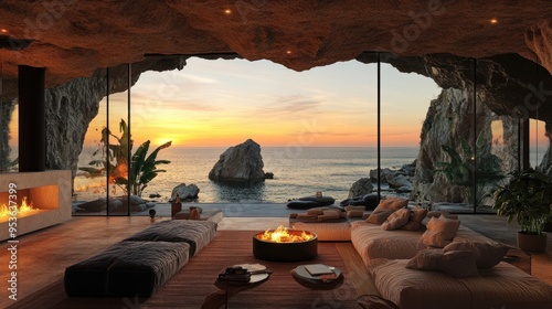 Luxury Cave Home with Breathtaking Ocean View