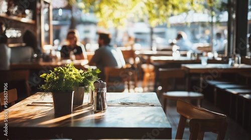 Restourant stock photo. Interior of restourant