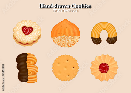 korean cafe cookies