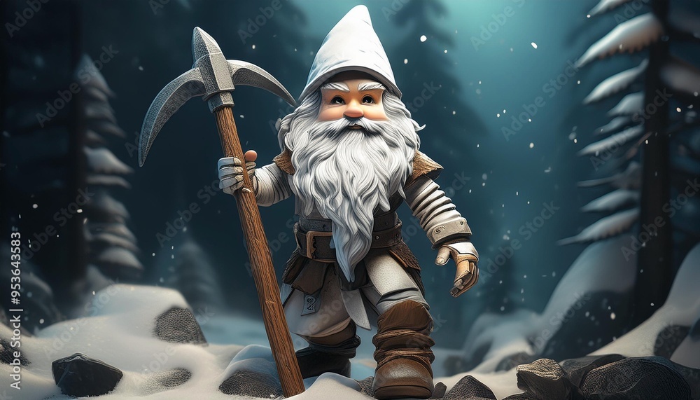 Naklejka premium dwarf