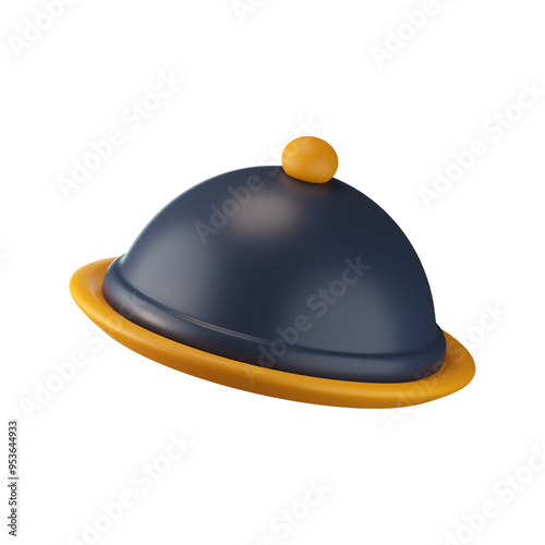 Food Cover 3D Illustration