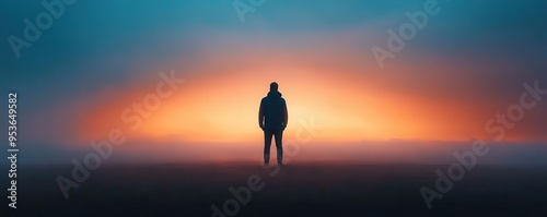 People standing in a barren field at sunset, symbolizing resilience and survival, resilience, sunset, nature, endurance