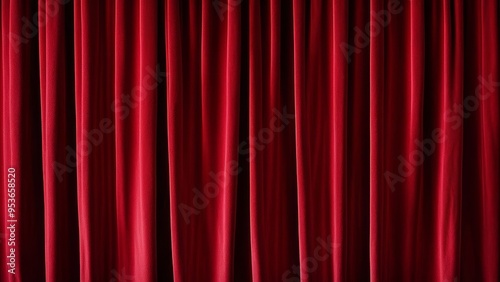 A red velvet curtain backgrounds 