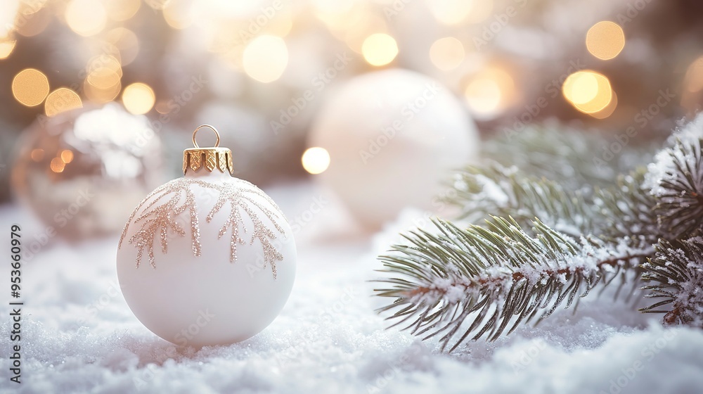 stockphoto, festive celebrate christmas eve background concept banner of xmas decorate ball and snow flake christmas tree white colour scheme mock up template seasonal design. stockphoto, festive celebrate christmas eve background concept banner of xmas decorate ball and snow flake christmas tree white colour scheme mock up template seasonal design.