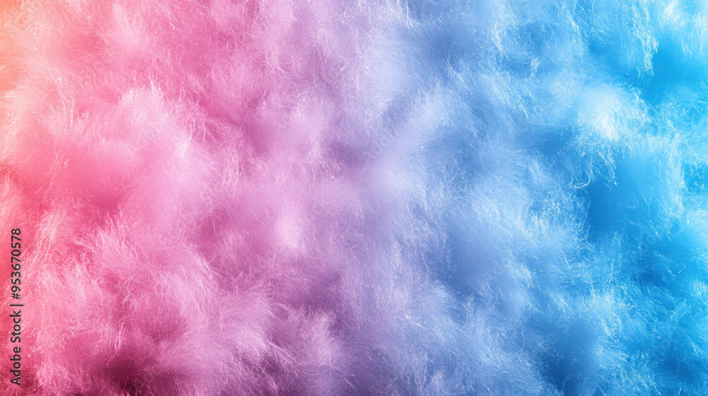 A vibrant and colourful gradient of soft, fluffy fur, blending warm and cool tones from red to blue, creating a cosy and inviting texture with a soft, smooth appearance. A vibrant and colourful gradient of soft, fluffy fur, blending warm and cool tones from red to blue, creating a cosy and inviting texture with a soft, smooth appearance.