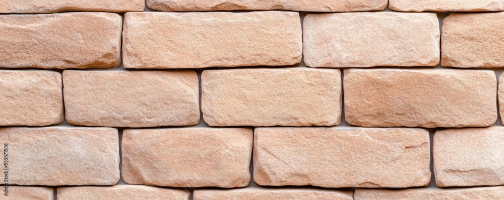 Obraz premium Tiling, smooth texture, and brick wall.