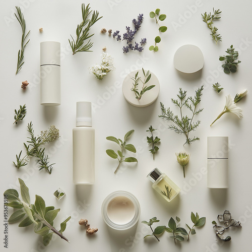 Herbal and Organic Beauty Product Mix 