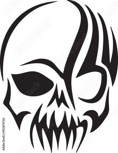 Scary Creepy Halloween Vector Art