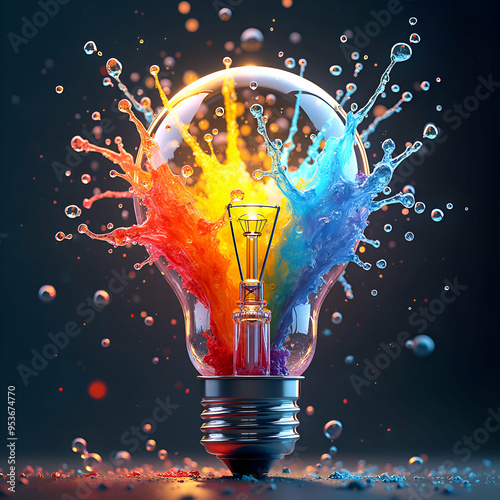 Rainbow Light Blub