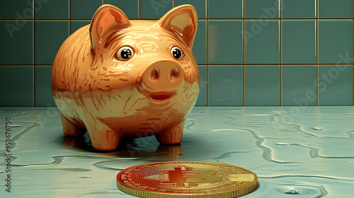 A piggy bank looks at a Bit...
