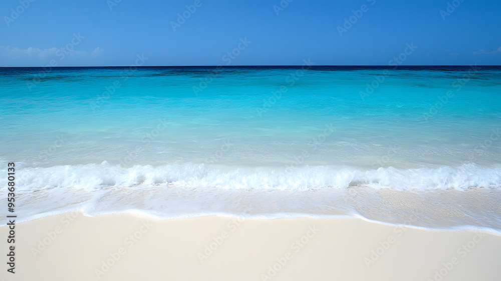 Obraz premium waves on the beach