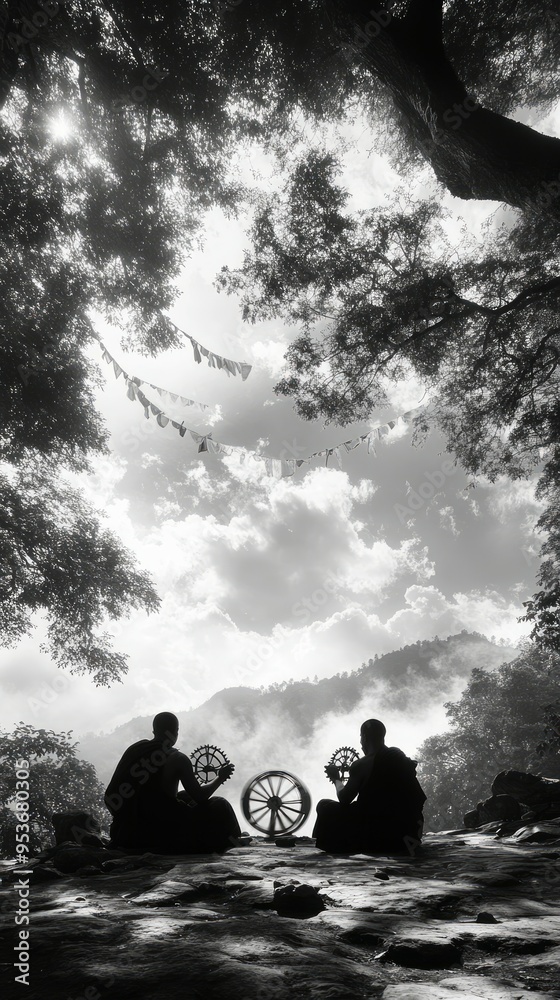 Tibetan Prayer Wheel Monastery Prayer Buddhism Religion Spiritual Symbol