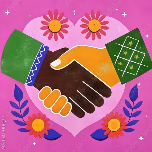 hand holding flower
