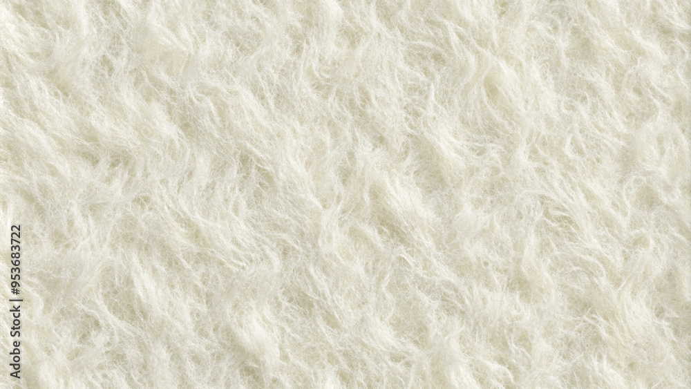 Fluffy white texture, soft feel, cozy background, for design and upholstery, copy space Fluffy white texture, soft feel, cozy background, for design and upholstery, copy space