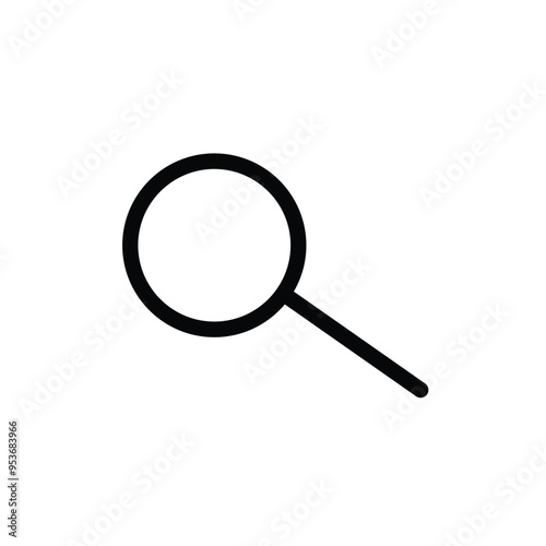 Search icon. Magnifying glass icon. Vector illustration