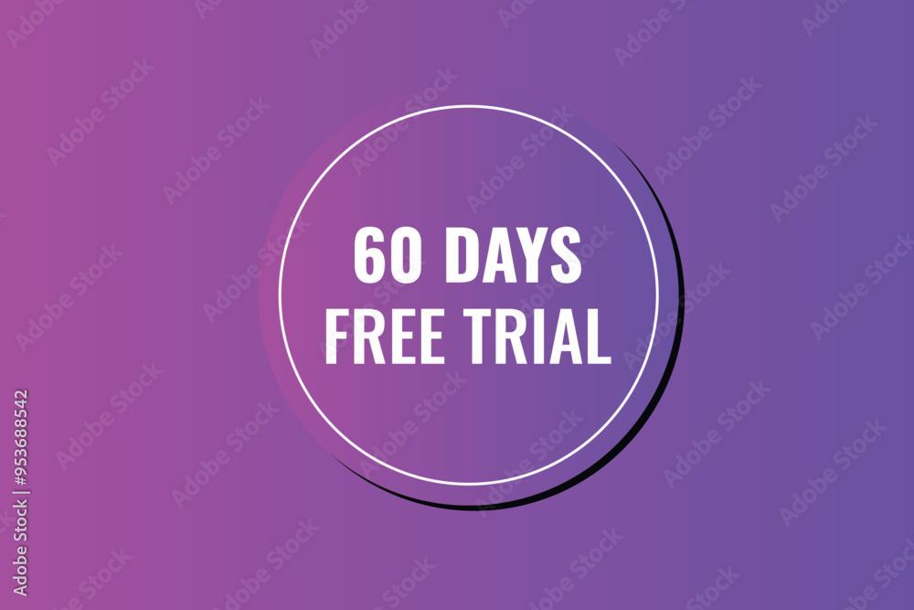 60 day free trial banner design. 60 days free banner background
60 day free trial banner design. 60 days free banner background