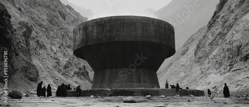 Tibetan Prayer Wheel Mountain Pilgrimage Buddhism Religion Spiritual Symbol