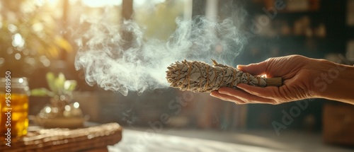 Smudge Stick Cleansing Ritual Native American Spirituality Religion Spiritual Symbol