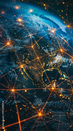 Tech Network Globe Cropped