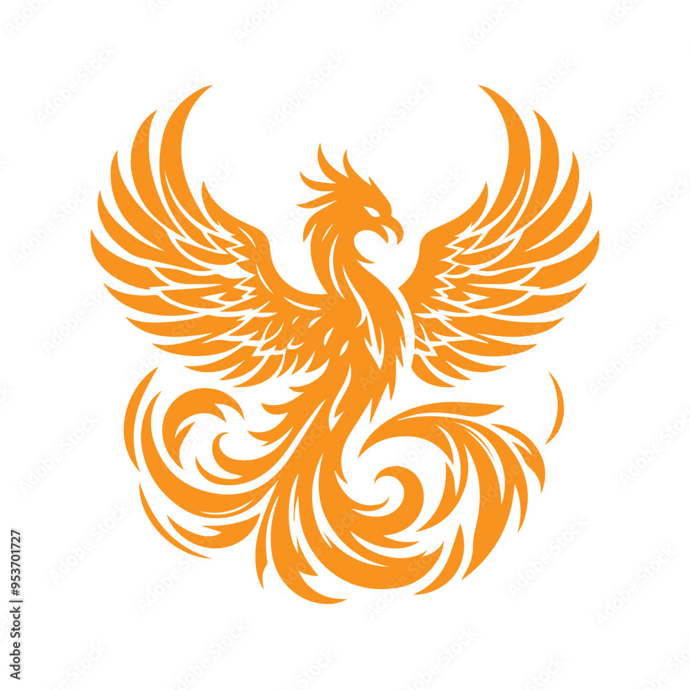 awesome phoenix logo illustration awesome phoenix logo illustration