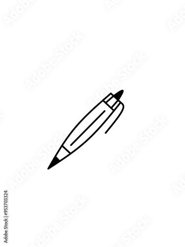 Pen Pencil Icon Line