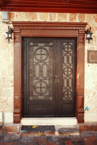 Wrought Iron Door – Kaleici – Antalya