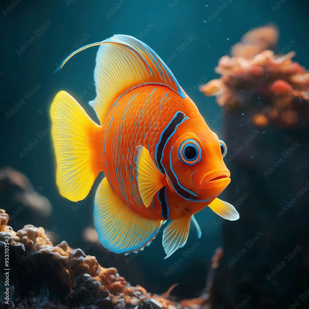 cute Angelfish cartoon cute Angelfish cartoon