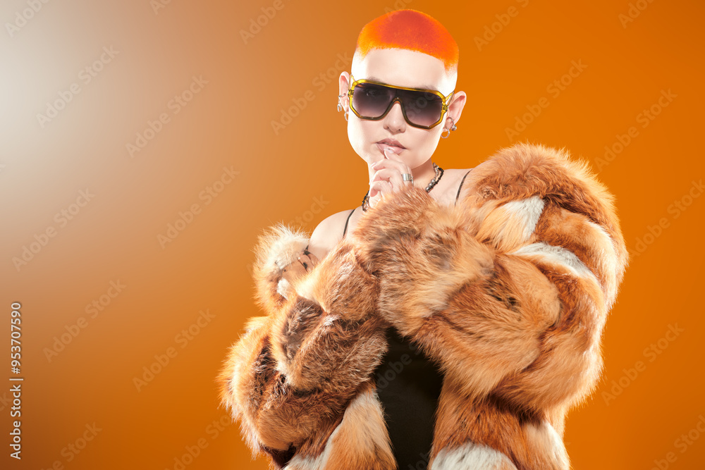 woman with orange hair woman with orange hair
