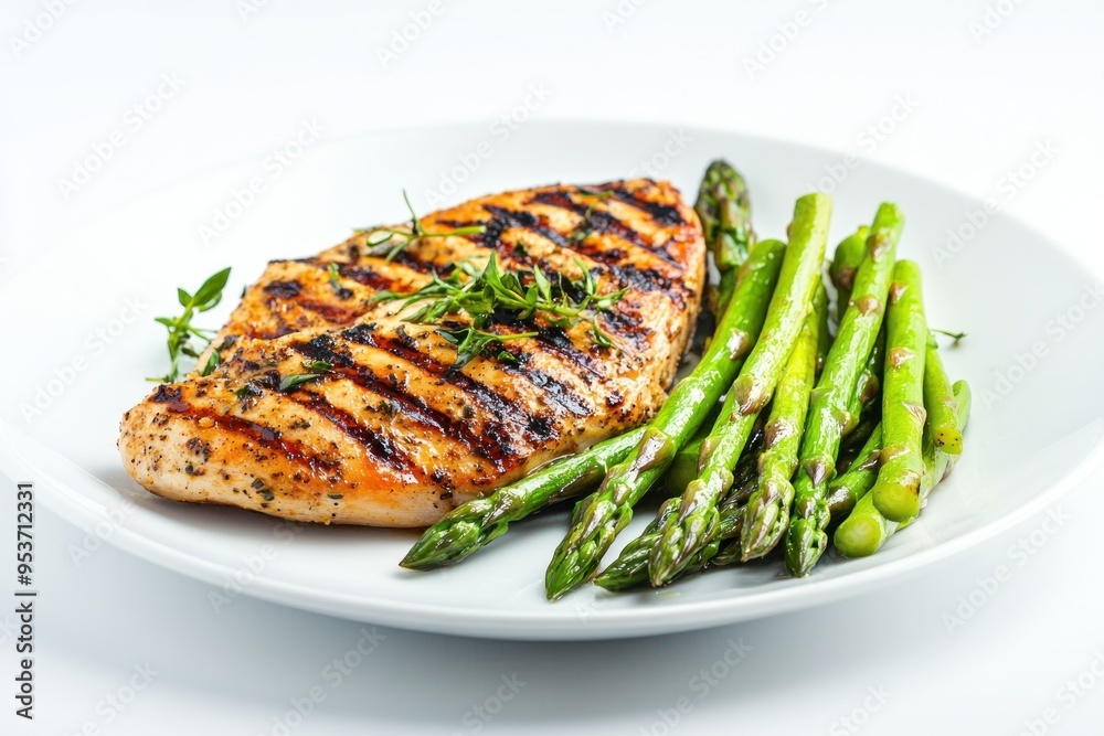 Grilled Chicken Breast with Asparagus Grilled Chicken Breast with Asparagus